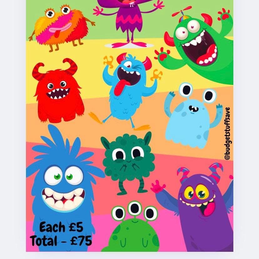 Monster Mayhem Saver, Cash Stuffing, Budget Binder Trackers, Save Money, Cash Envelopes, Budgeting, Money Saver, Presents, Gifts