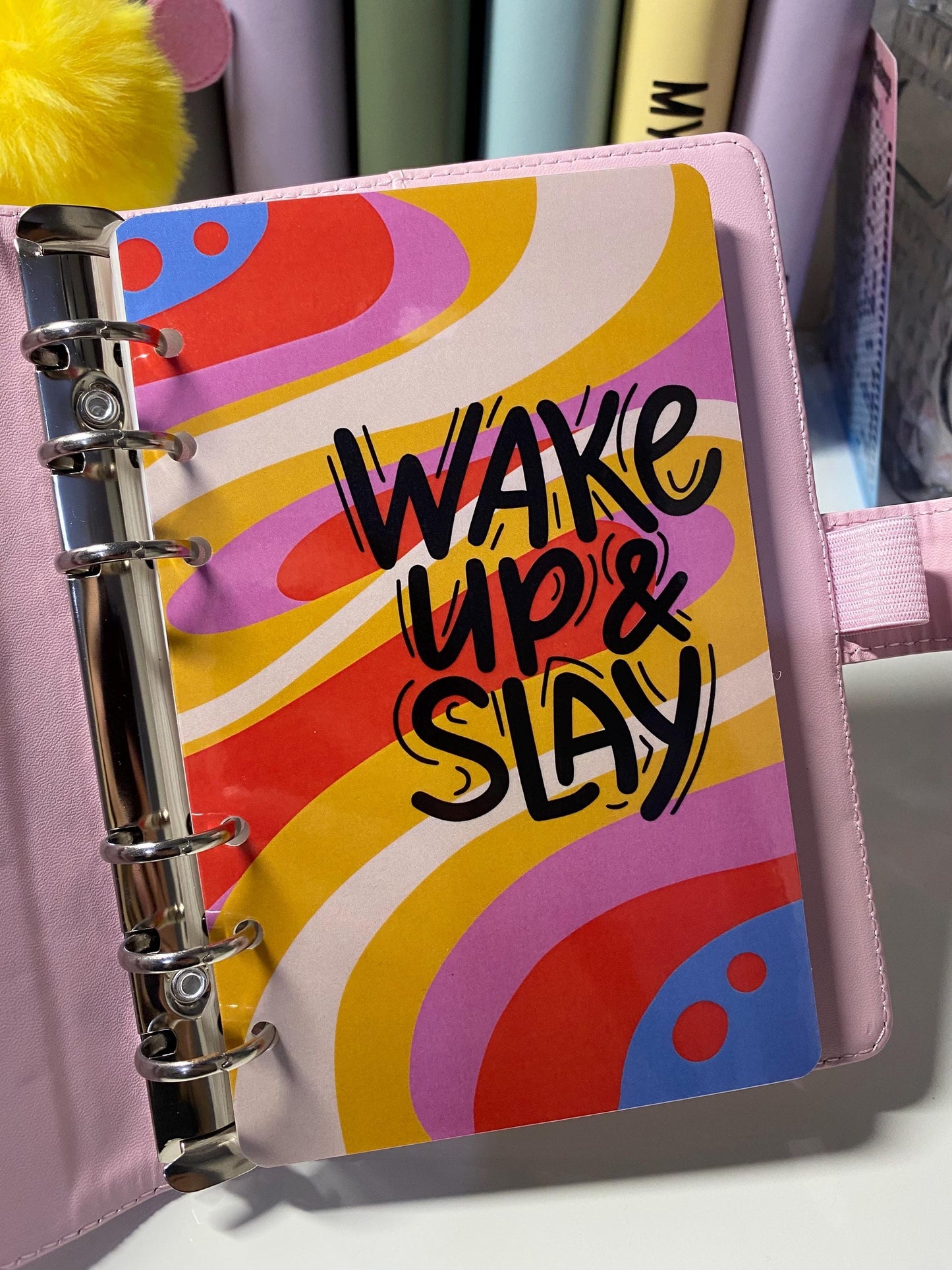 Wake up and Slay! A6 Binder Dashboard, Cash Stuffing, Budgeting, Save Money, Budget, Monthly, Weekly, Savings, Reset