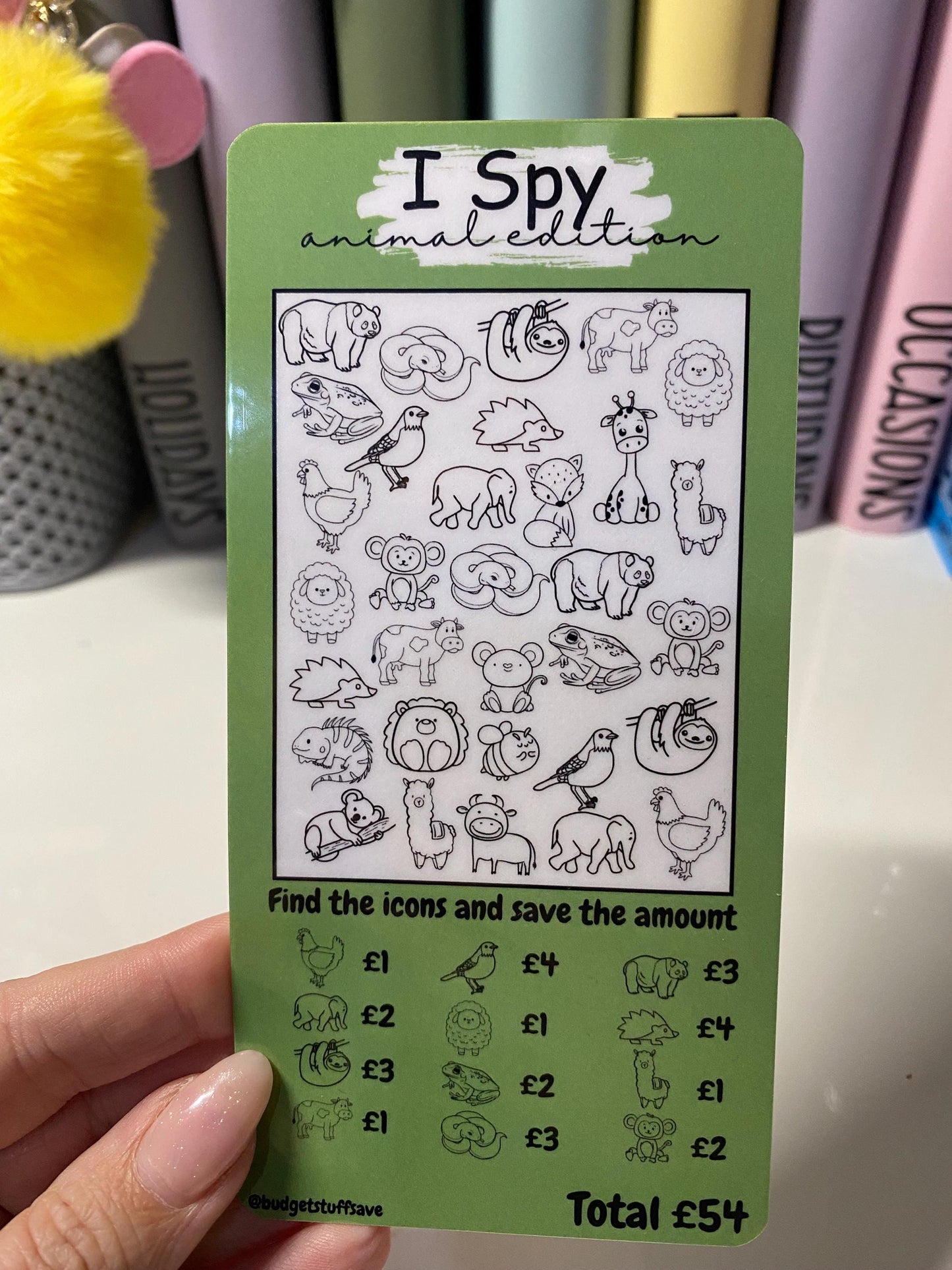 I Spy Fun challenges Saver, Cash Stuffing, Budget Binder Trackers, Save Money, Cash Envelopes, Budgeting, Money Saver, Presents, Gifts