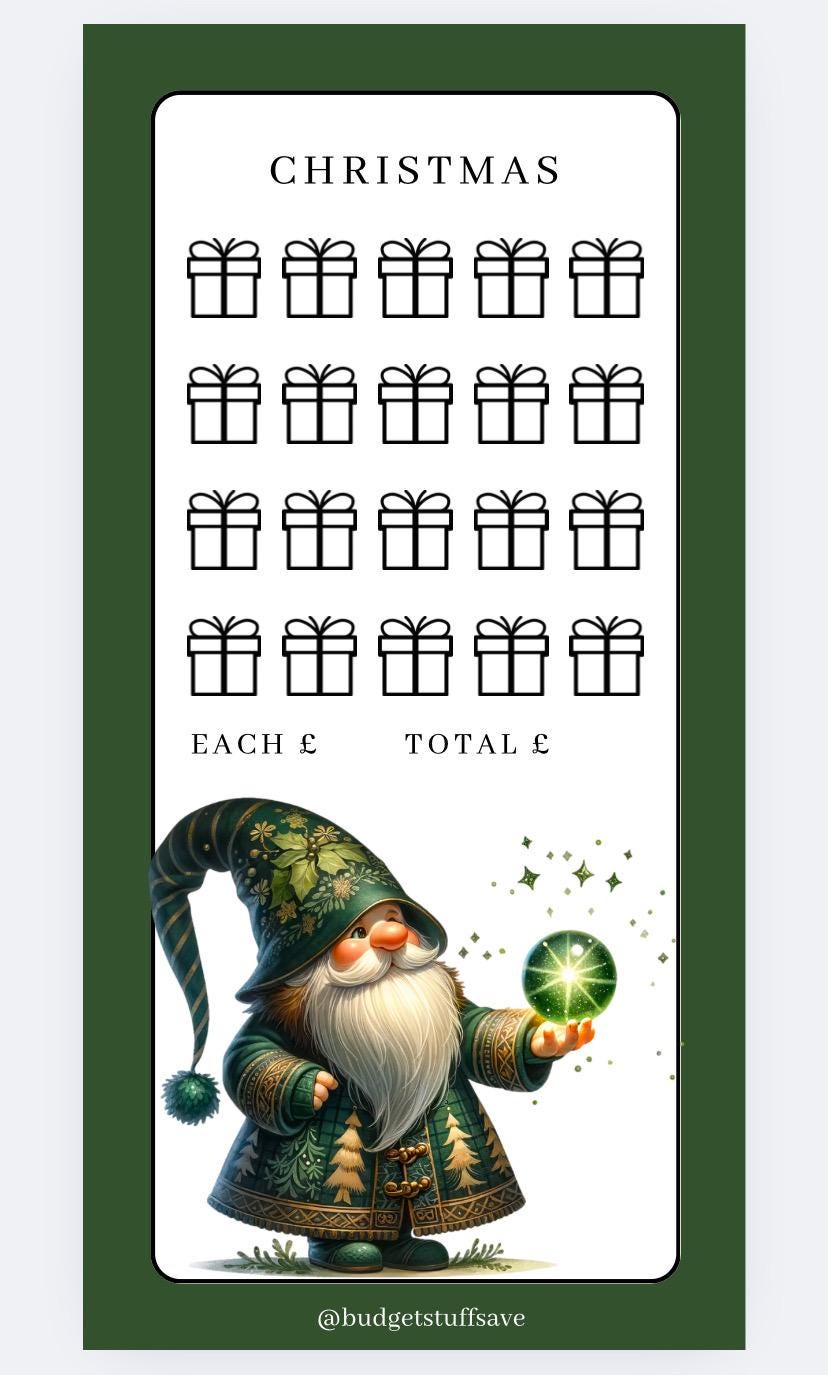 A6 Green Gonk Vellum Wallets and trackers for Cash Stuffing, Budgeting, Wallets, Save, Cash, Organise