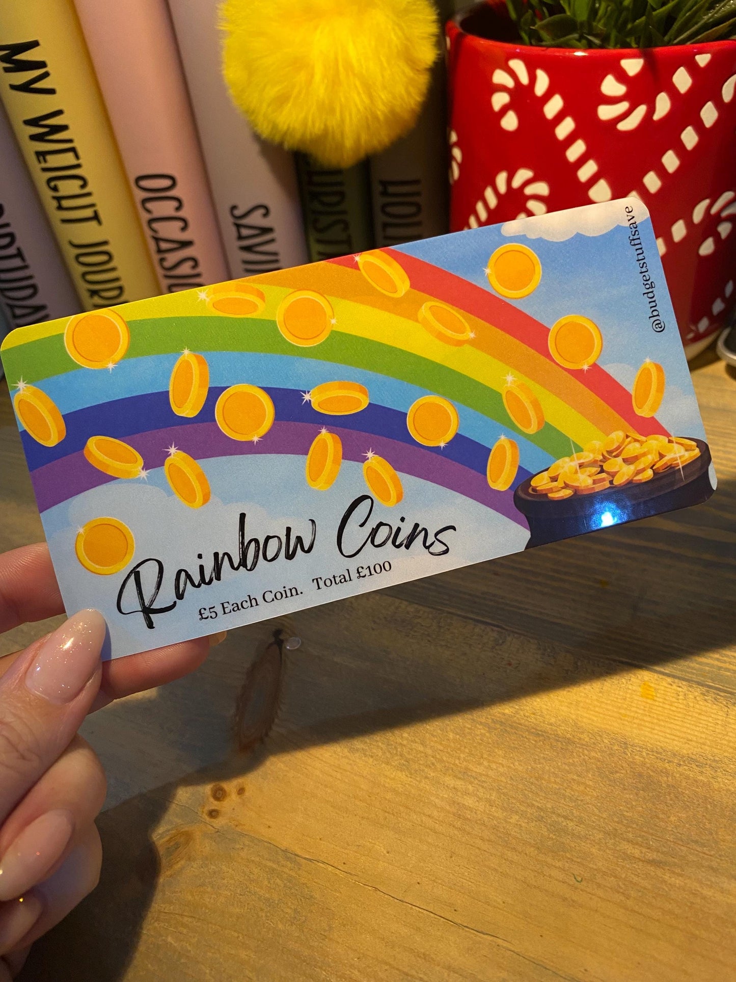 Rainbow Coins Tracker, Cash Stuffing, Budget Binder Trackers, Save Money, Cash Envelopes, Budgeting, Money Saver, Presents, Gifts