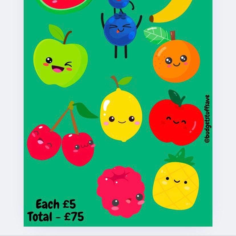 Fruity Funds Saver, Cash Stuffing, Budget Binder Trackers, Save Money, Cash Envelopes, Budgeting, Money Saver, Presents, Gifts
