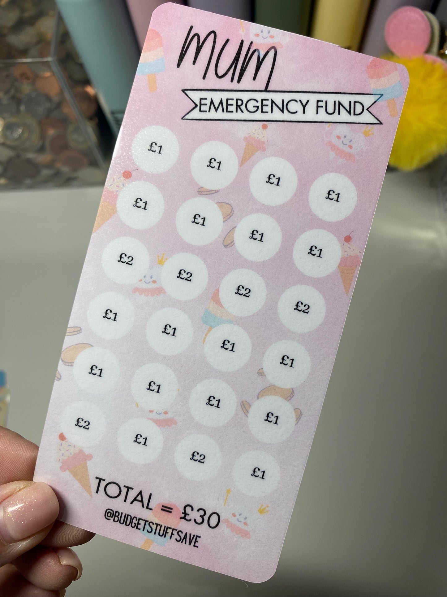 Mum/Dad/Parent Emergency Saver, Cash Stuffing, Budget Binder Trackers, Save Money, Cash Envelopes, Budgeting, Money Saver, Presents, Gifts