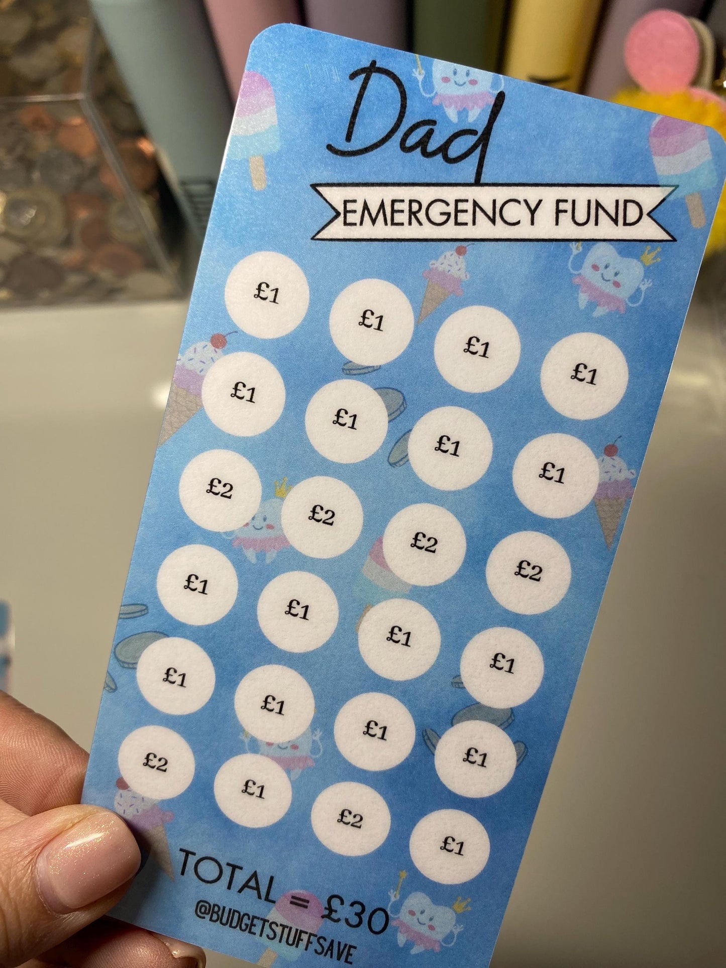 Mum/Dad/Parent Emergency Saver, Cash Stuffing, Budget Binder Trackers, Save Money, Cash Envelopes, Budgeting, Money Saver, Presents, Gifts