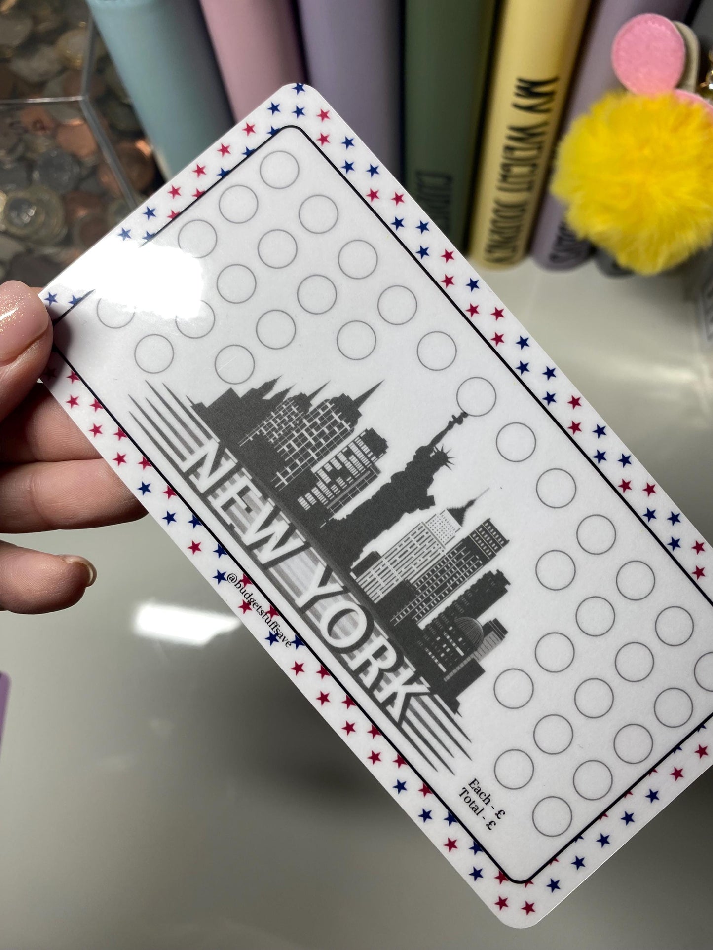 NEW YORK Vellum Wallet, Cash Stuffing