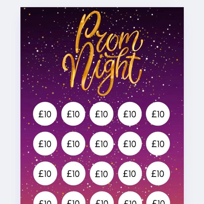 Prom Night Savings Tracker, Cash Stuffing, Budgeting, Prom, Save, Tracker, Organise, Event, Dance, Dress, Suit