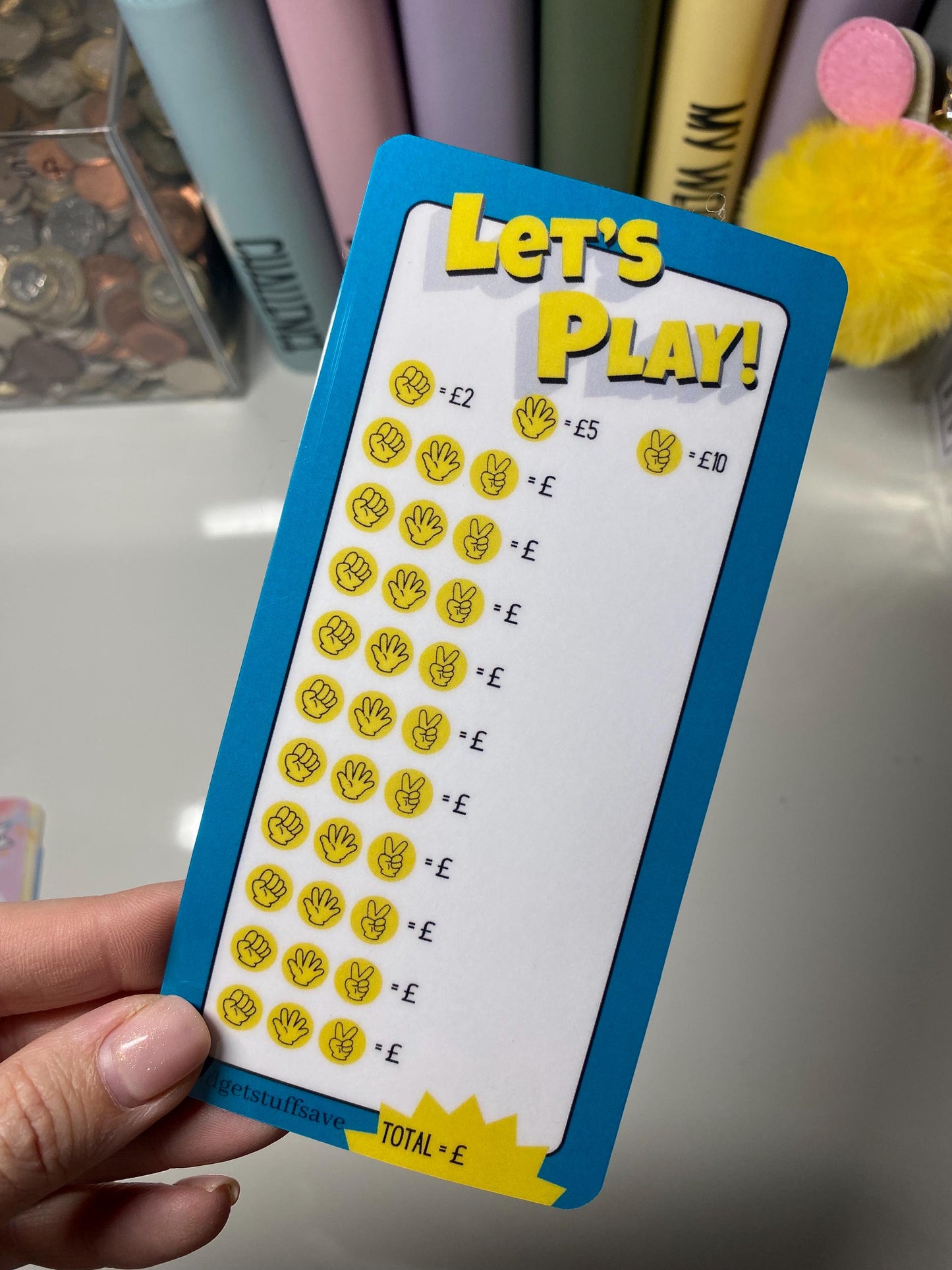 Rock, Paper, Scissors Savings Game, Cash Stuffing, Budgeting