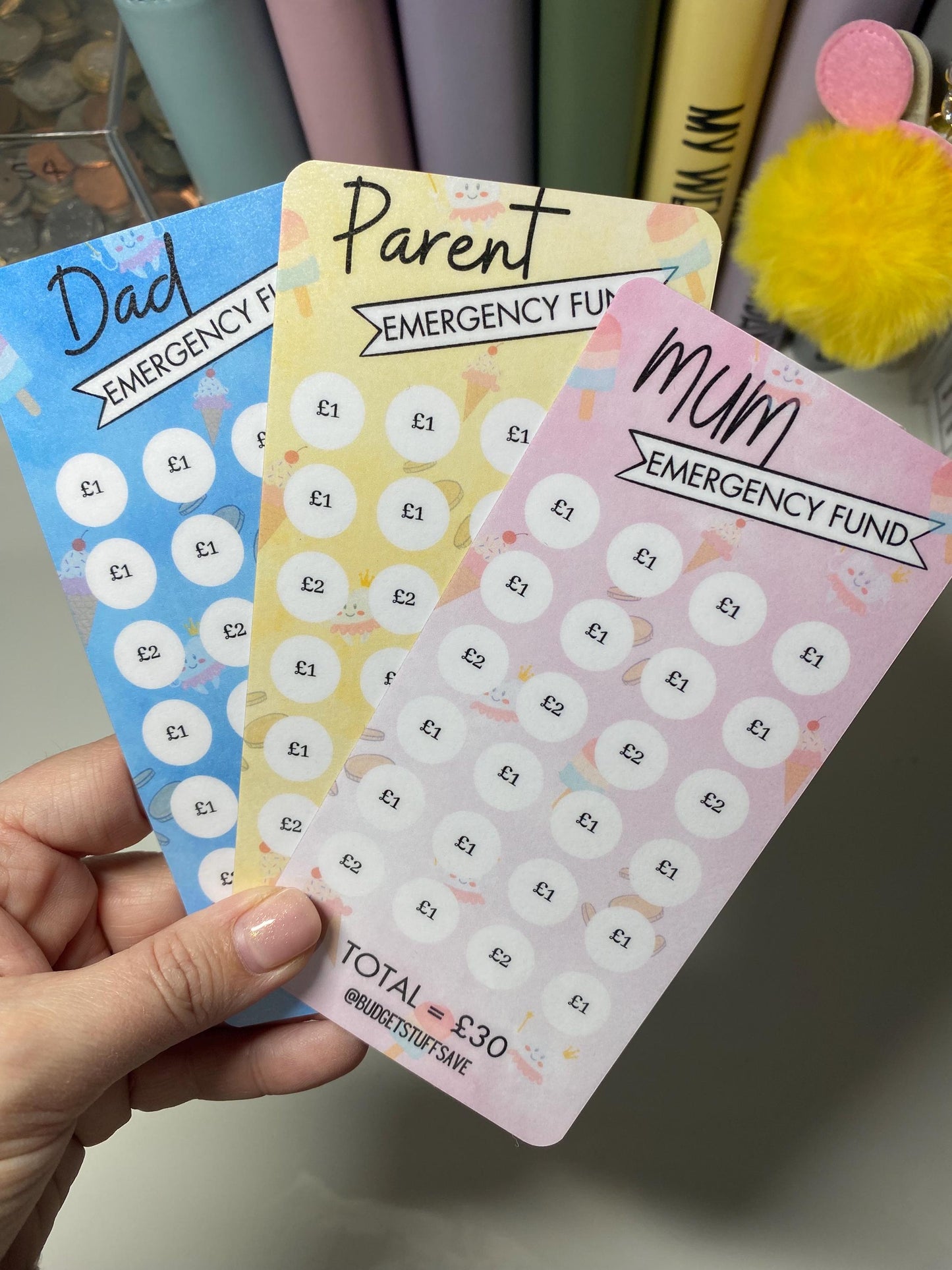 Mum/Dad/Parent Emergency Saver, Cash Stuffing, Budget Binder Trackers, Save Money, Cash Envelopes, Budgeting, Money Saver, Presents, Gifts
