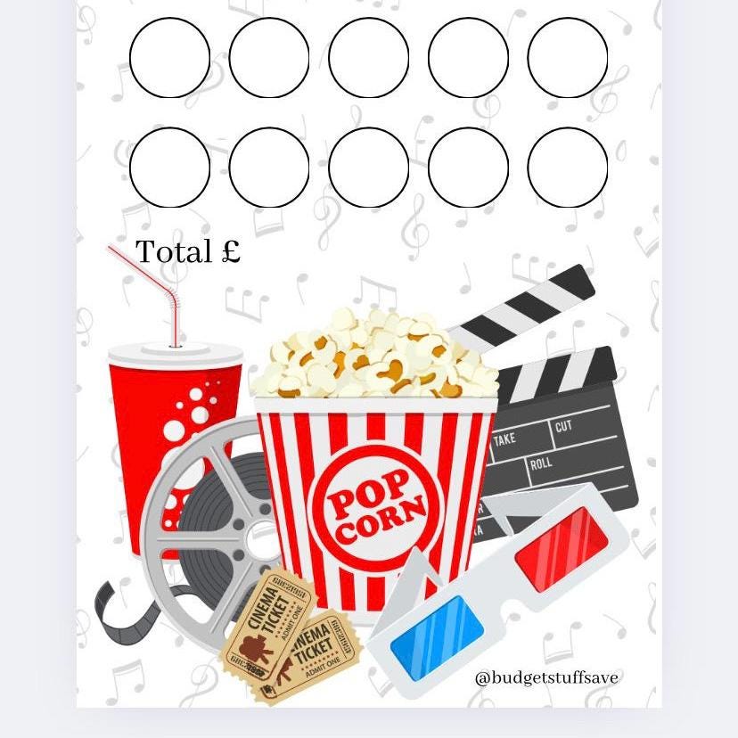 Concerts, Gigs & theatre Savings Tracker and wallet, cash Stuffing, Budgeting, A6 binder, Save money, Envelope method, Budget, Challenge