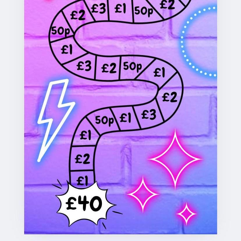 Kids Neon Race to the finish Savings Tracker and wallet, cash Stuffing, Budgeting, A6 binder, Save money, Envelope method, Challenge