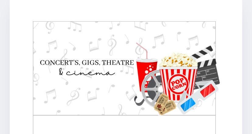 Concerts, Gigs & theatre Savings Tracker and wallet, cash Stuffing, Budgeting, A6 binder, Save money, Envelope method, Budget, Challenge