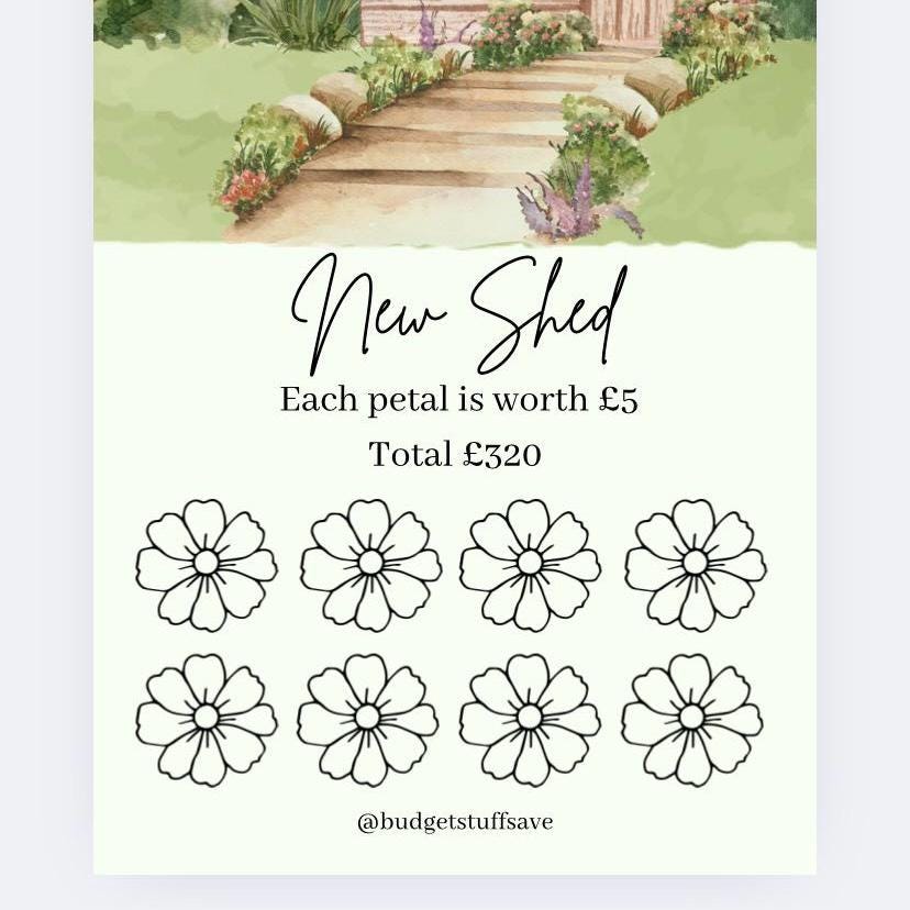New Shed Tracker, Cash Stuffing, Budget Binder Trackers, Save Money, Cash Envelopes, Budgeting, Money Saver, Presents, Gifts