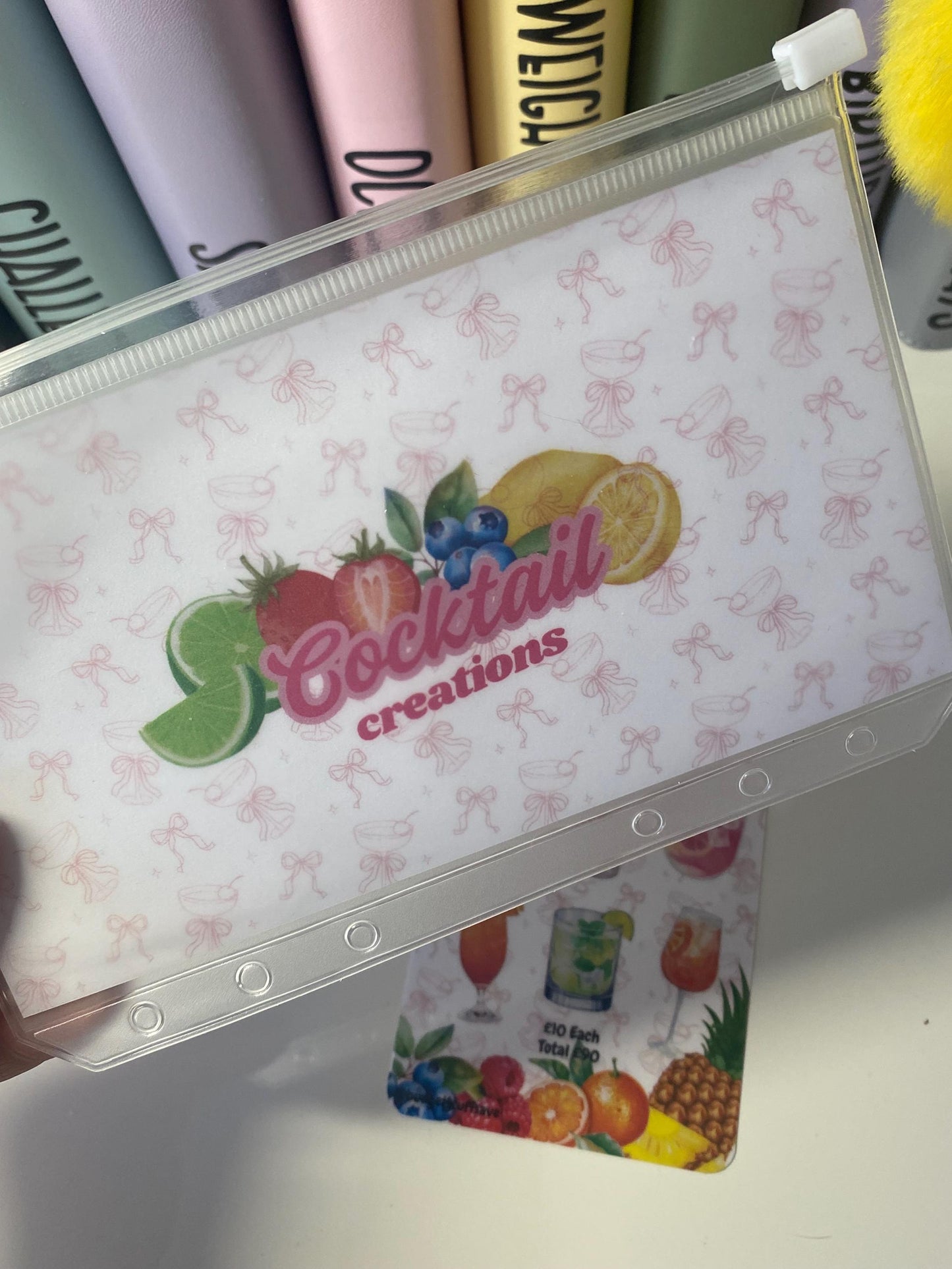 Cocktail Making Savings Tracker and wallet, cash Stuffing, Budgeting, A6 binder, Save money, Envelope method, Budget, Challenge
