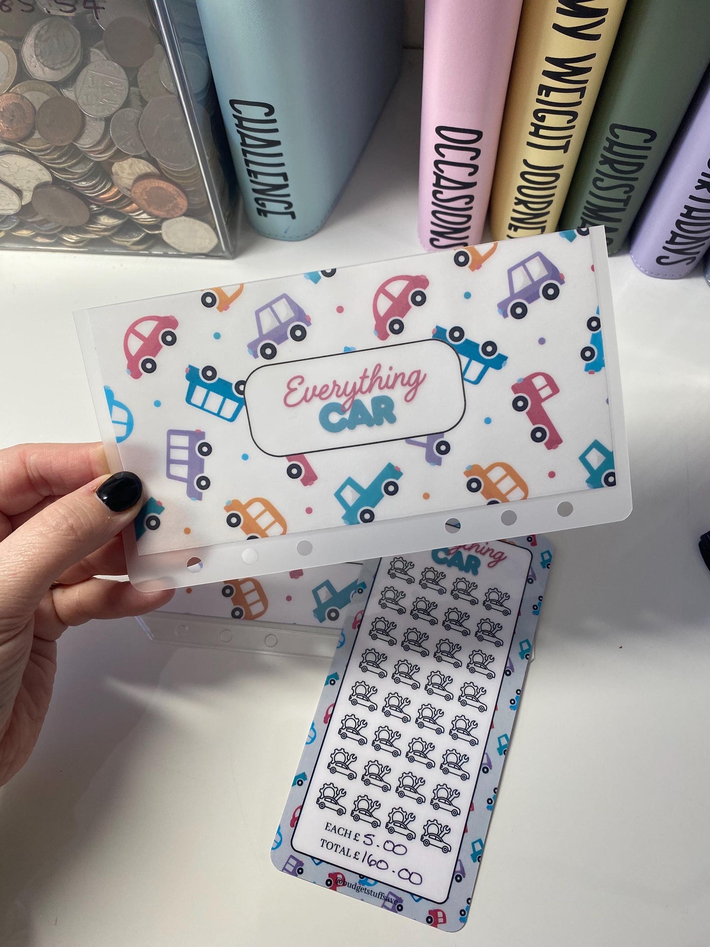 Everything Beauty Savings Tracker and wallet, cash Stuffing, Budgeting, A6 binder, Save money, Envelope method, Budget, Challenge