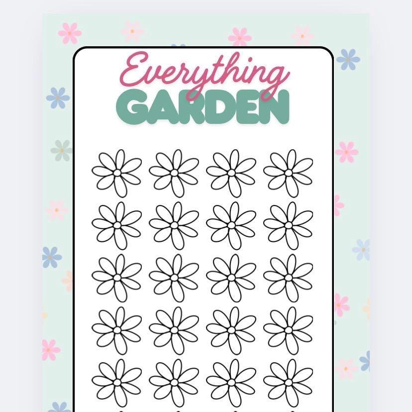 Everything Garden Savings Tracker and wallet, cash Stuffing, Budgeting, A6 binder, Save money, Envelope method, Budget, Challenge