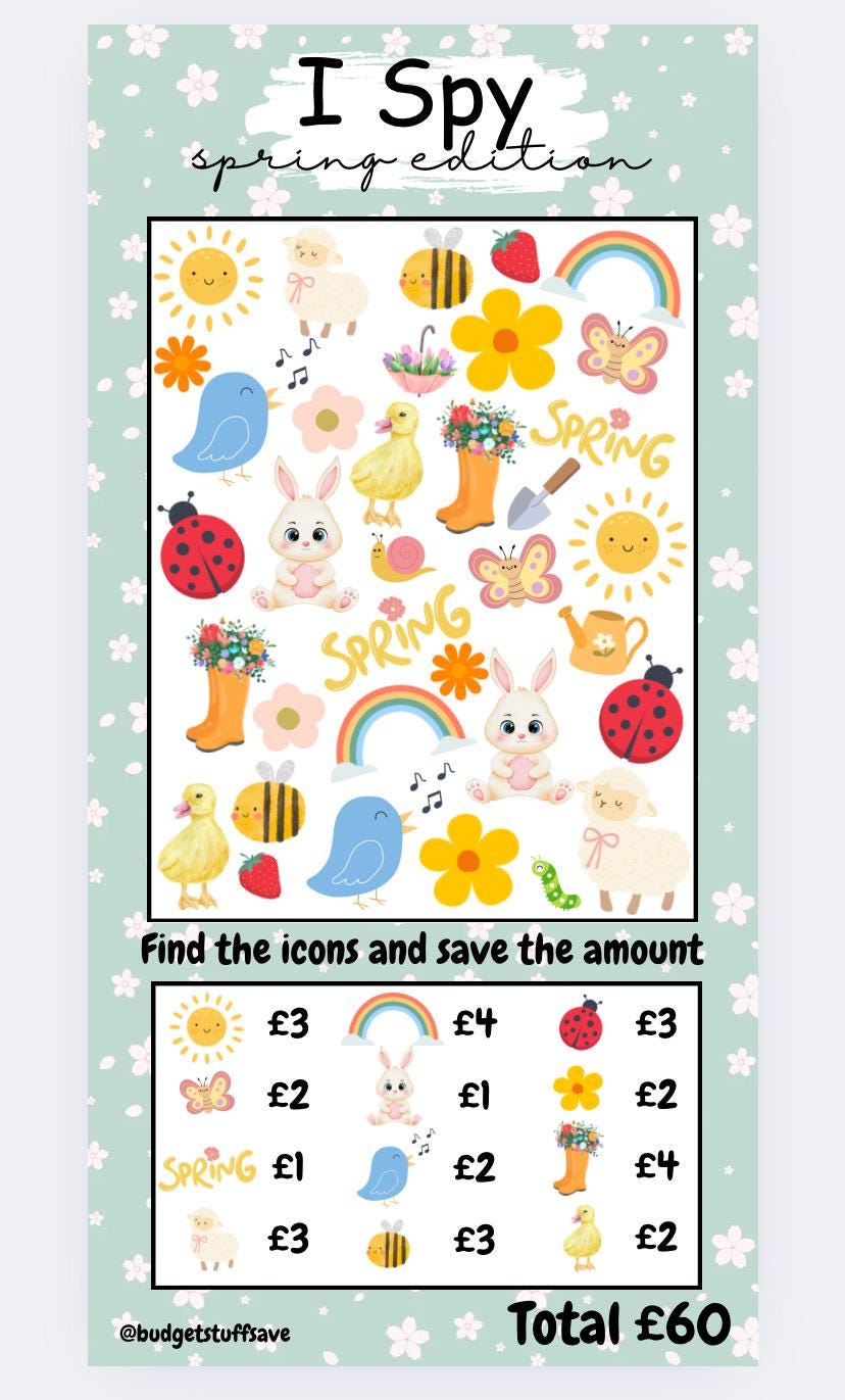 I Spy Collection of Trackers, Cash Stuffing, Budget Binder Trackers, Save Money, Cash Envelopes, Budgeting, Money Saver, Presents, Gifts