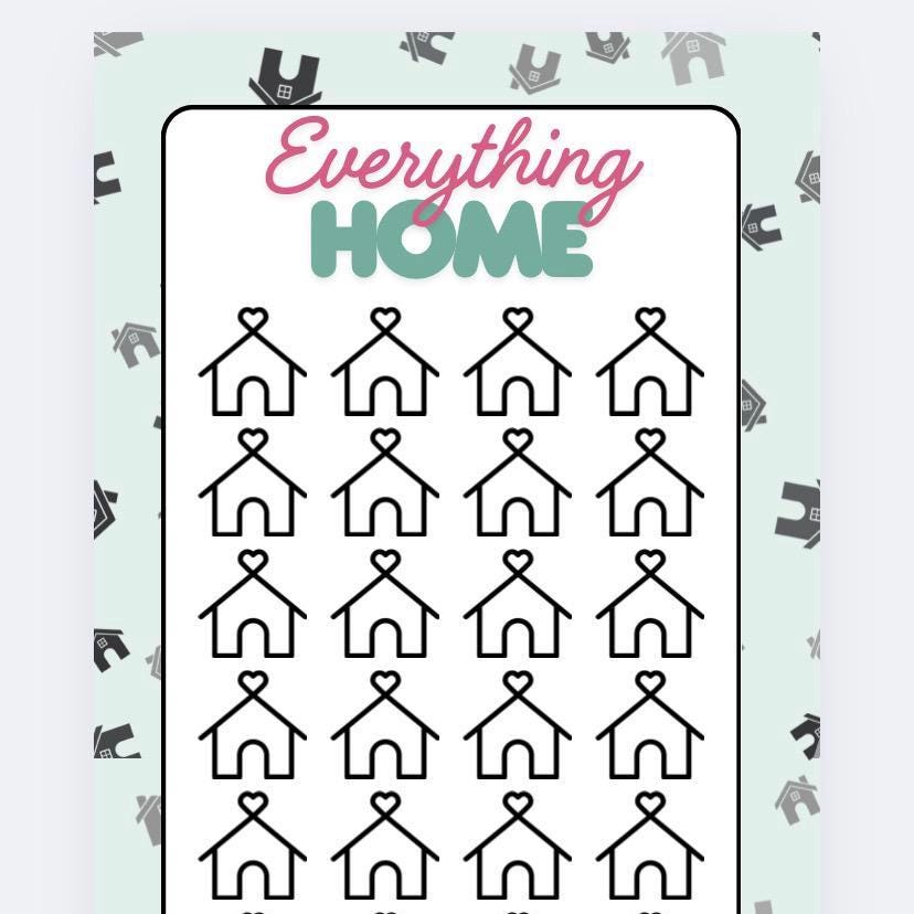 Everything Home Savings Tracker and wallet, cash Stuffing, Budgeting, A6 binder, Save money, Envelope method, Budget, Challenge
