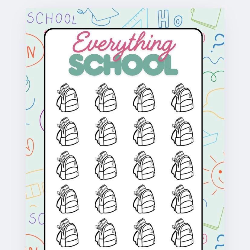 Everything School Savings Tracker and wallet, cash Stuffing, Budgeting, A6 binder, Save money, Envelope method, Budget, Challenge