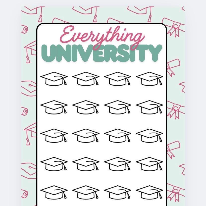 Everything University Savings Tracker and wallet, cash Stuffing, Budgeting, A6 binder, Save money, Envelope method, Budget, Challenge