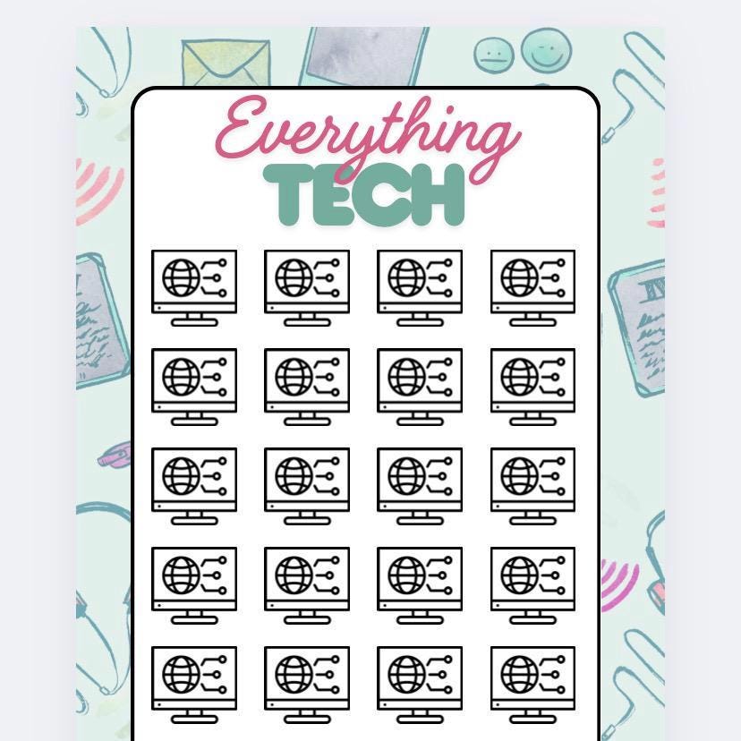 Everything Tech Savings Tracker and wallet, cash Stuffing, Budgeting, A6 binder, Save money, Envelope method, Budget, Challenge