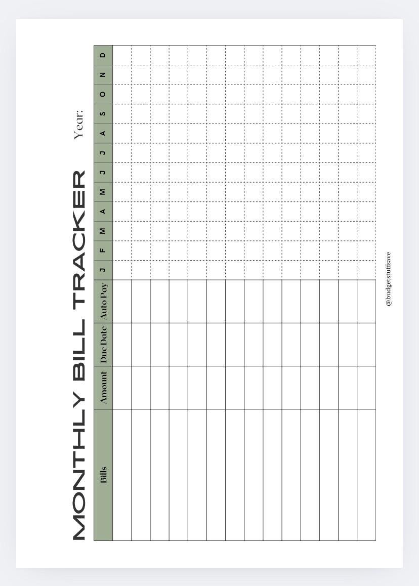 Budget Planner and/or inserts, Cash Stuffing, Budgeting, Save Money, Budget, Monthly planner, Weekly, Debt tracker, Bill tracker, meal plan