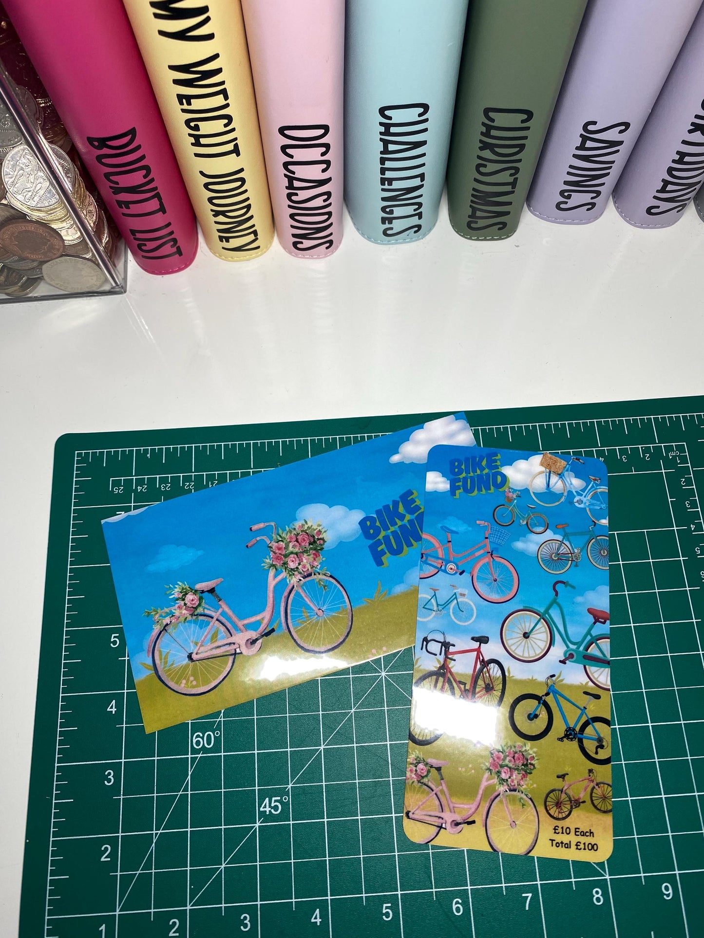 Bike Fund Saver, Cash Stuffing, Budget Binder Trackers, Save Money, Cash Envelopes, Budgeting, Money Saver, Presents, Gifts