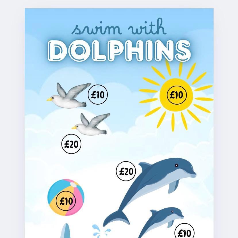 Swim with Dolphins tracker, Cash Stuffing, Budget Binder Trackers, Save Money, Cash Envelopes, Budgeting, Money Saver, Bucket List