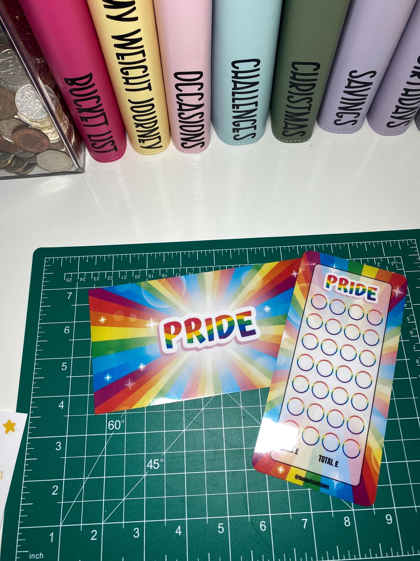 Pride Saver, LGBTQ+, Cash Stuffing, Budget Binder Trackers, Save Money, Cash Envelopes, Budgeting, Money Saver, Presents, Gifts