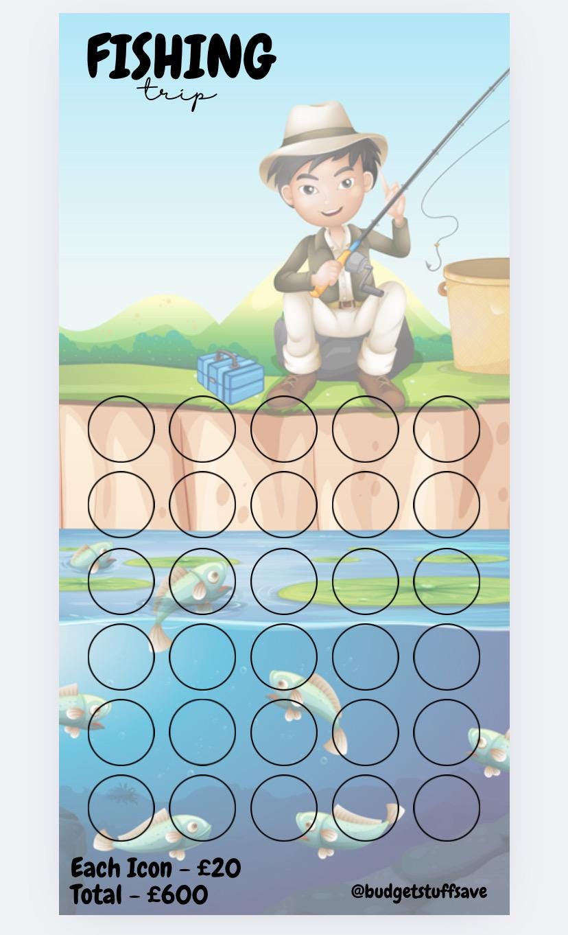 Fishing Trackers, Cash Stuffing, Budget Binder Trackers, Save Money, Cash Envelopes, Budgeting, Money Saver, Presents, Gifts