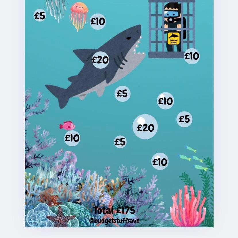 Swim with Sharks, Cash Stuffing, Budget Binder Trackers, Save Money, Cash Envelopes, Budgeting, Money Saver, Presents, Gifts