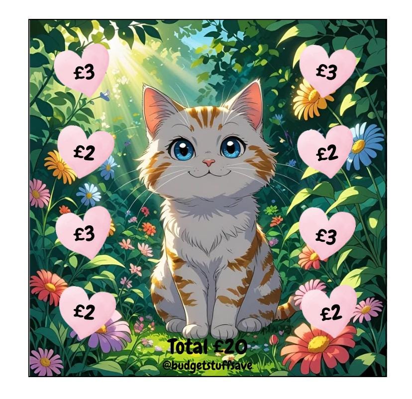 Forest Animals Mini Trackers, Cash Stuffing, Budgeting, Budget Binder, Tracker, Save, Money, Challenge