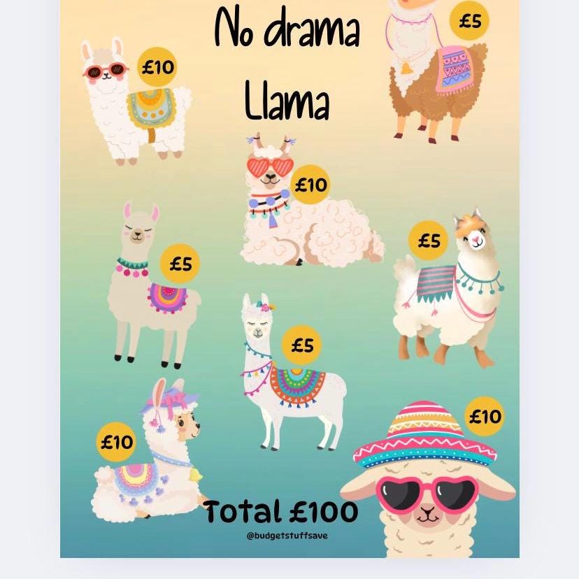 No drama Llama Saver, Cash Stuffing, Budget Binder Trackers, Save Money, Cash Envelopes, Budgeting, Money Saver, Presents, Gifts