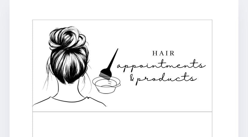 Hair appointment Vellum Wallet, Cash Stuffing, Budgeting