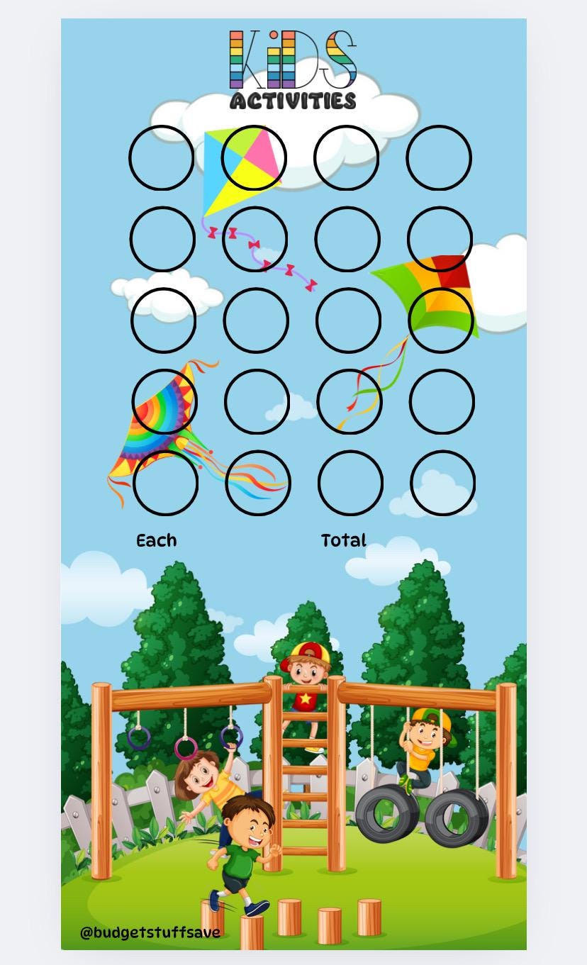 Kids Activities (Kite Design), Cash Stuffing, Budget Binder Trackers, Save Money, Cash Envelopes, Budgeting, Money Saver, Presents, Gifts