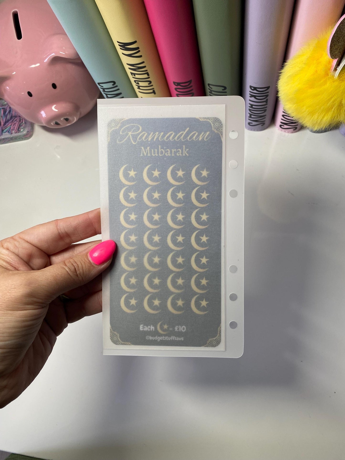 Ramadan Savings Tracker, cash Stuffing, Budgeting, A6 binder, Save money, Envelope method, Budget, Challenge