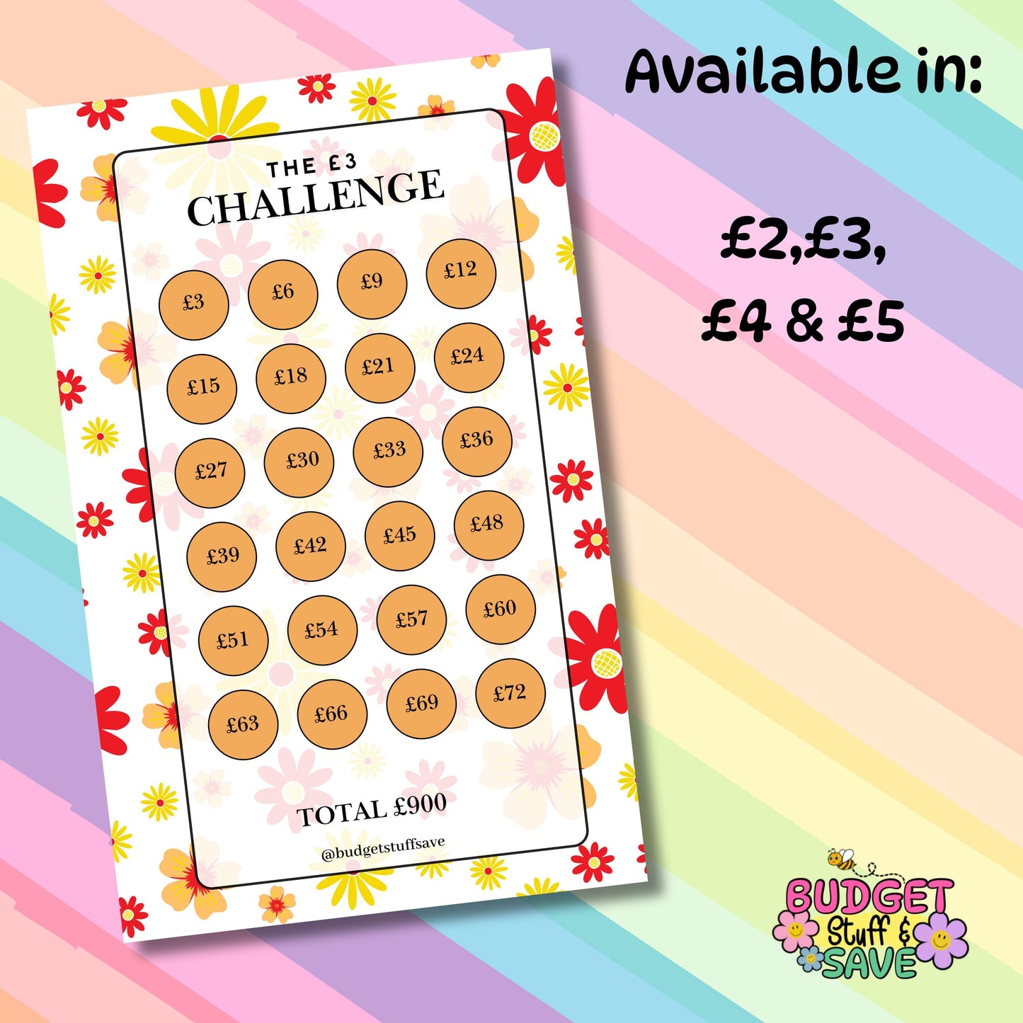The x2,x3, x4, x5 Challenges, Dashboard size, A6 Binder, Cash Stuffing, Budgeting, Save Money, Budget, Monthly, Weekly, Savings, Reset