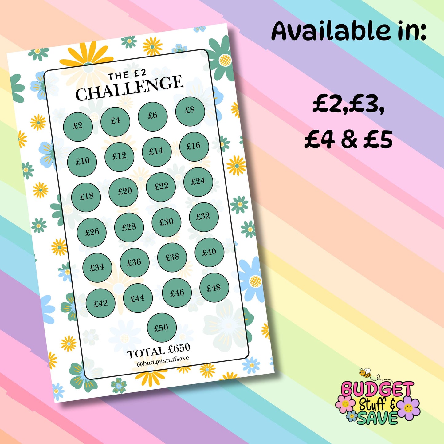 The x2,x3, x4, x5 Challenges, Dashboard size, A6 Binder, Cash Stuffing, Budgeting, Save Money, Budget, Monthly, Weekly, Savings, Reset