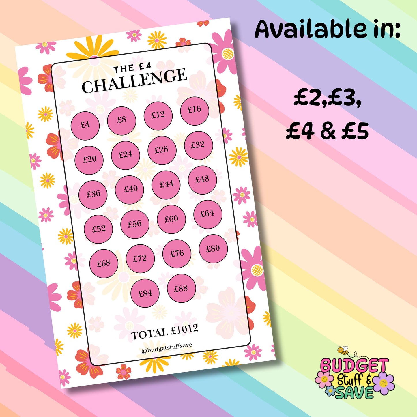 The x2,x3, x4, x5 Challenges, Dashboard size, A6 Binder, Cash Stuffing, Budgeting, Save Money, Budget, Monthly, Weekly, Savings, Reset