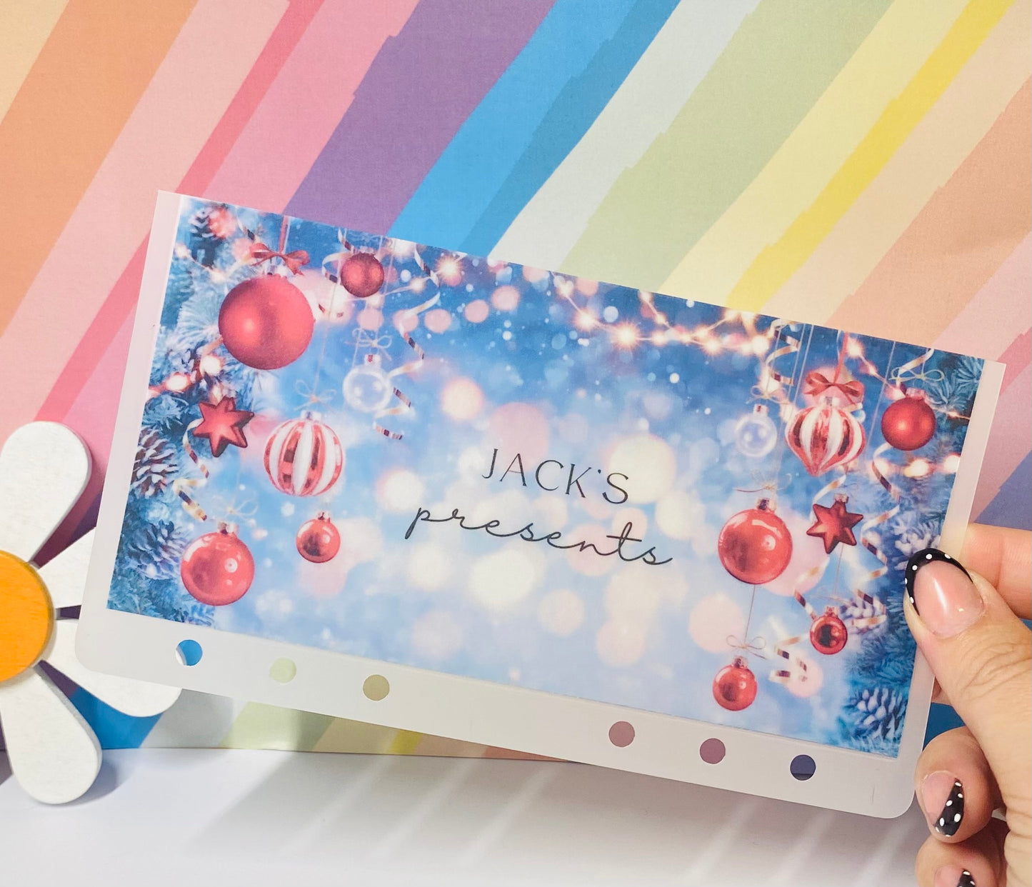 Christmas Vellum Wallet