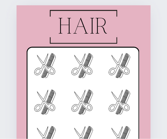 Hair Savings Tracker, Cash Stuffing, Budgeting