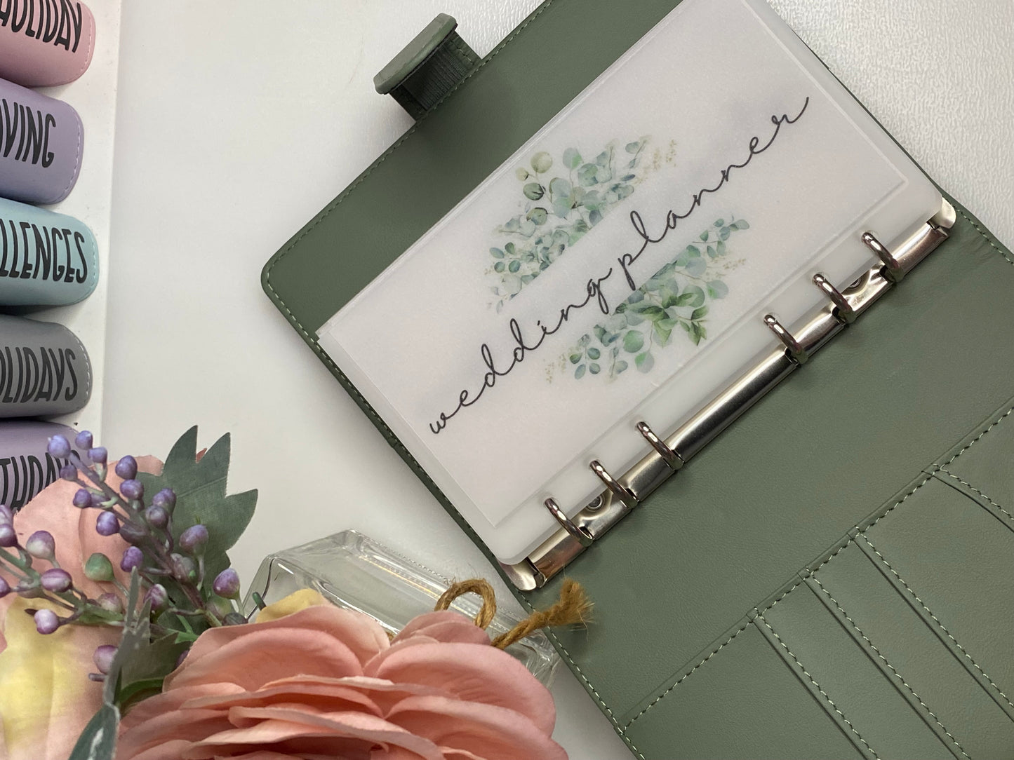 Wedding Binder with Vellum Wallets