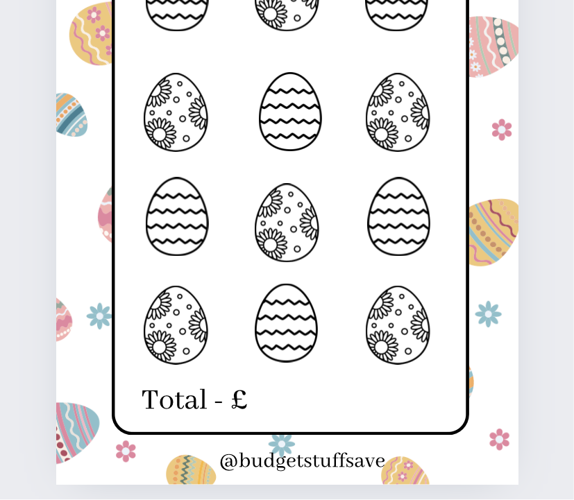 Easter Tracker, Cash Stuffing, Budget Binder Trackers, Save Money, Cash Envelopes, Budgeting, Money Saver, Easter Egg Hunt