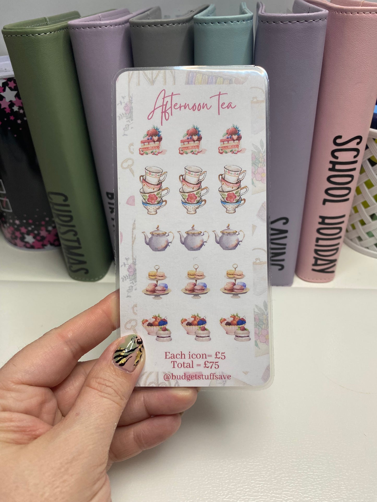 Afternoon Tea Vellum Wallet and Matching Tracker