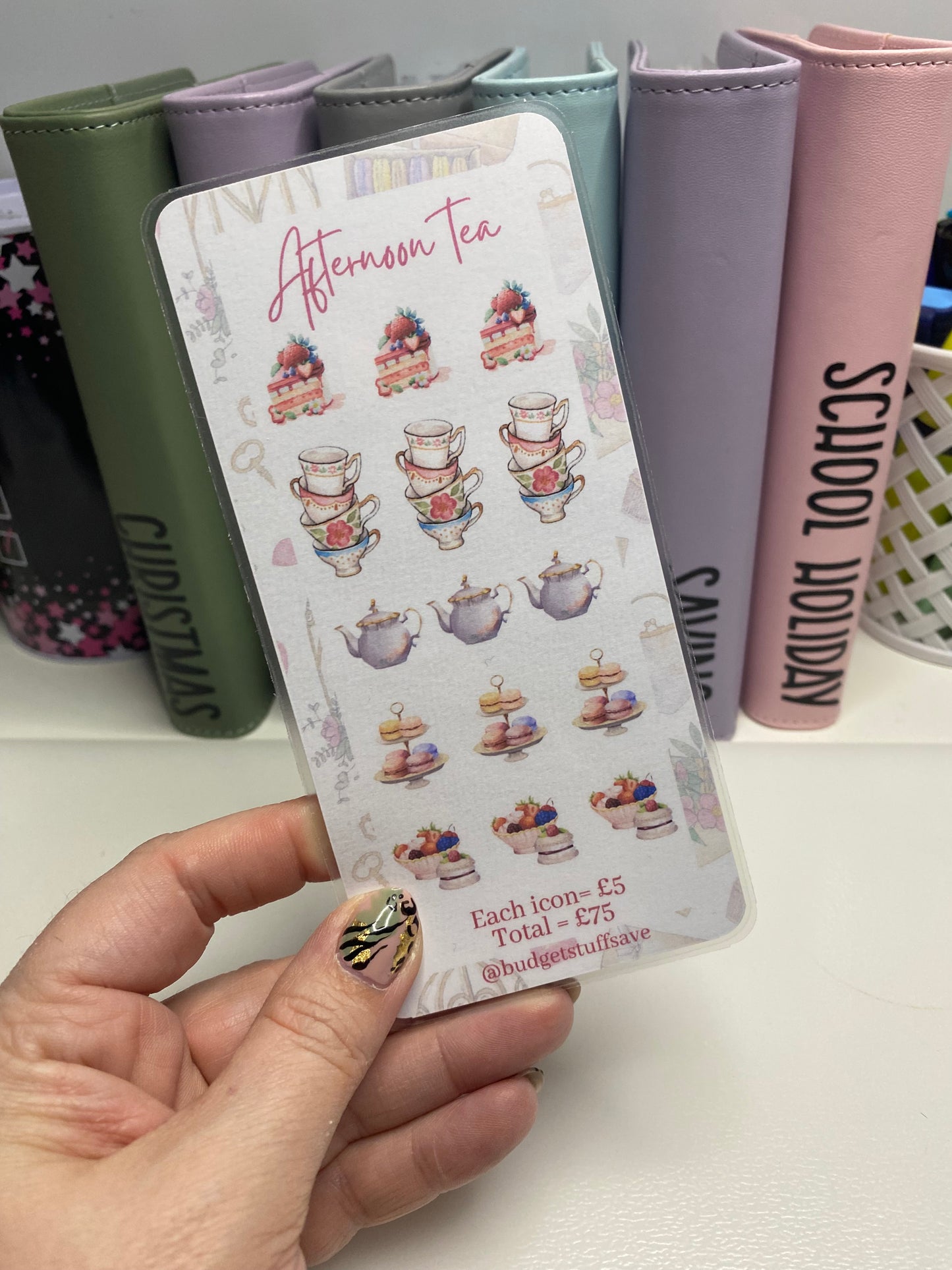 Afternoon Tea Vellum Wallet and Matching Tracker