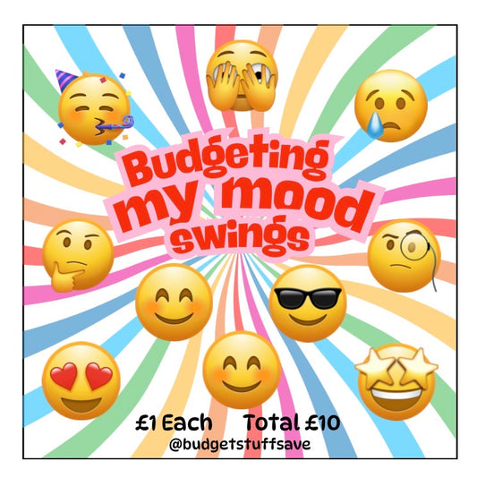 Budgeting my mood swings mini tracker