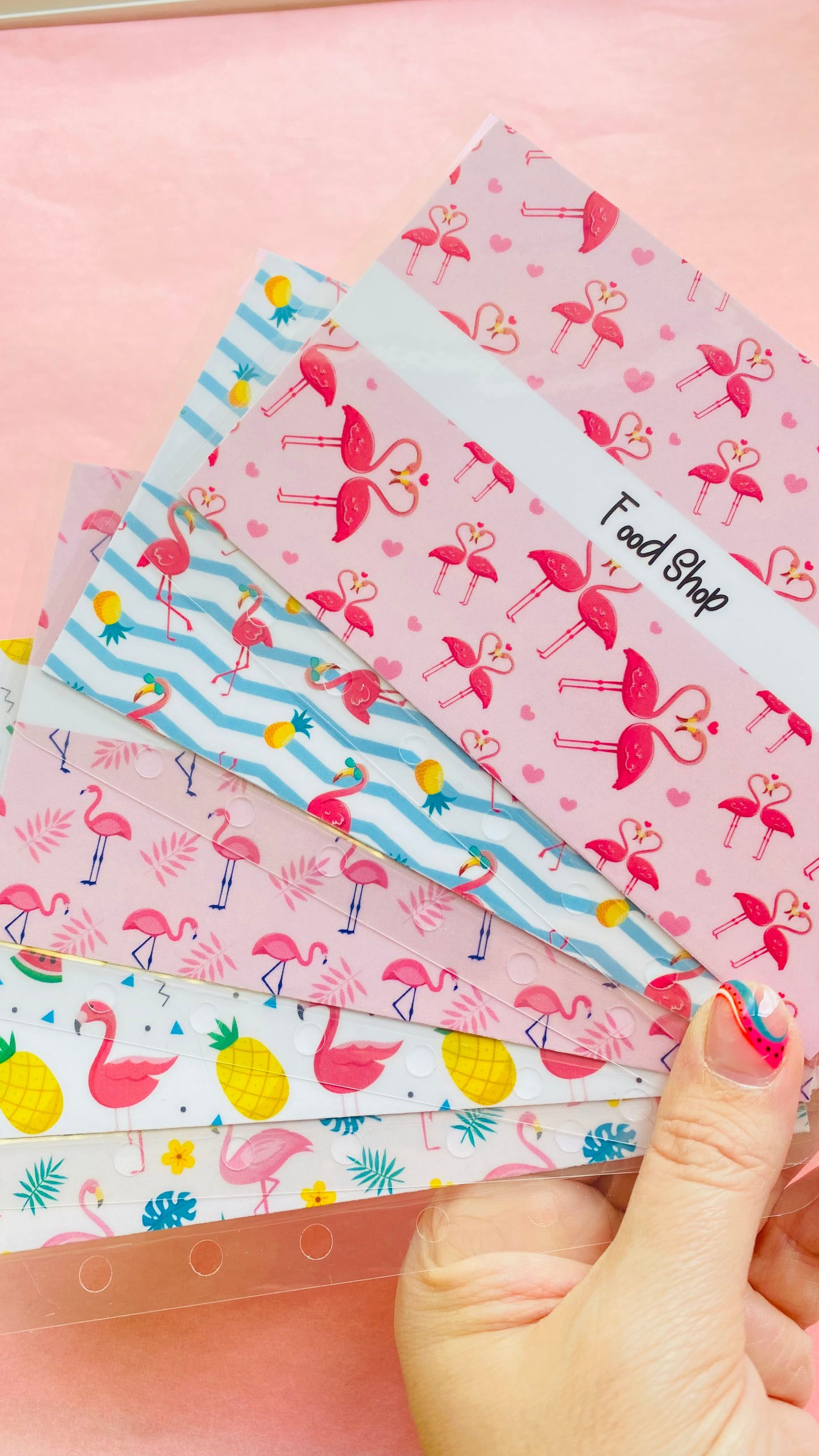 Flamingo Purse Wallets A6/A7