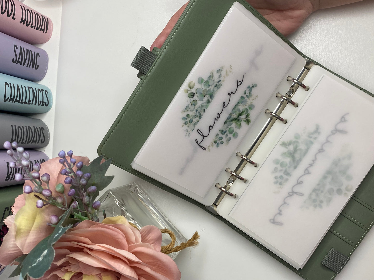 Wedding Binder with Vellum Wallets