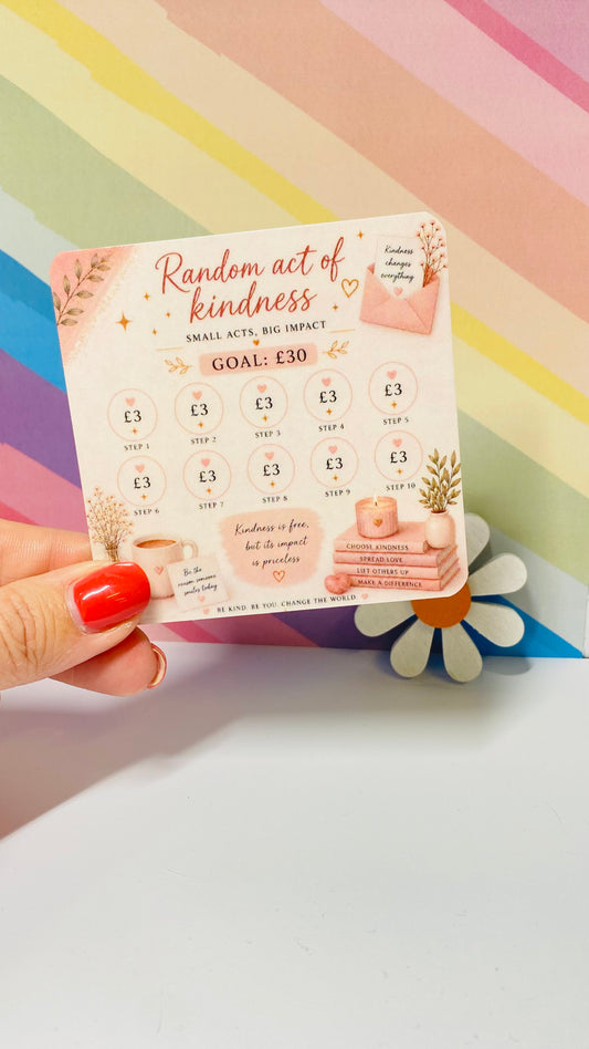 Random Act of Kindness Mini Tracker
