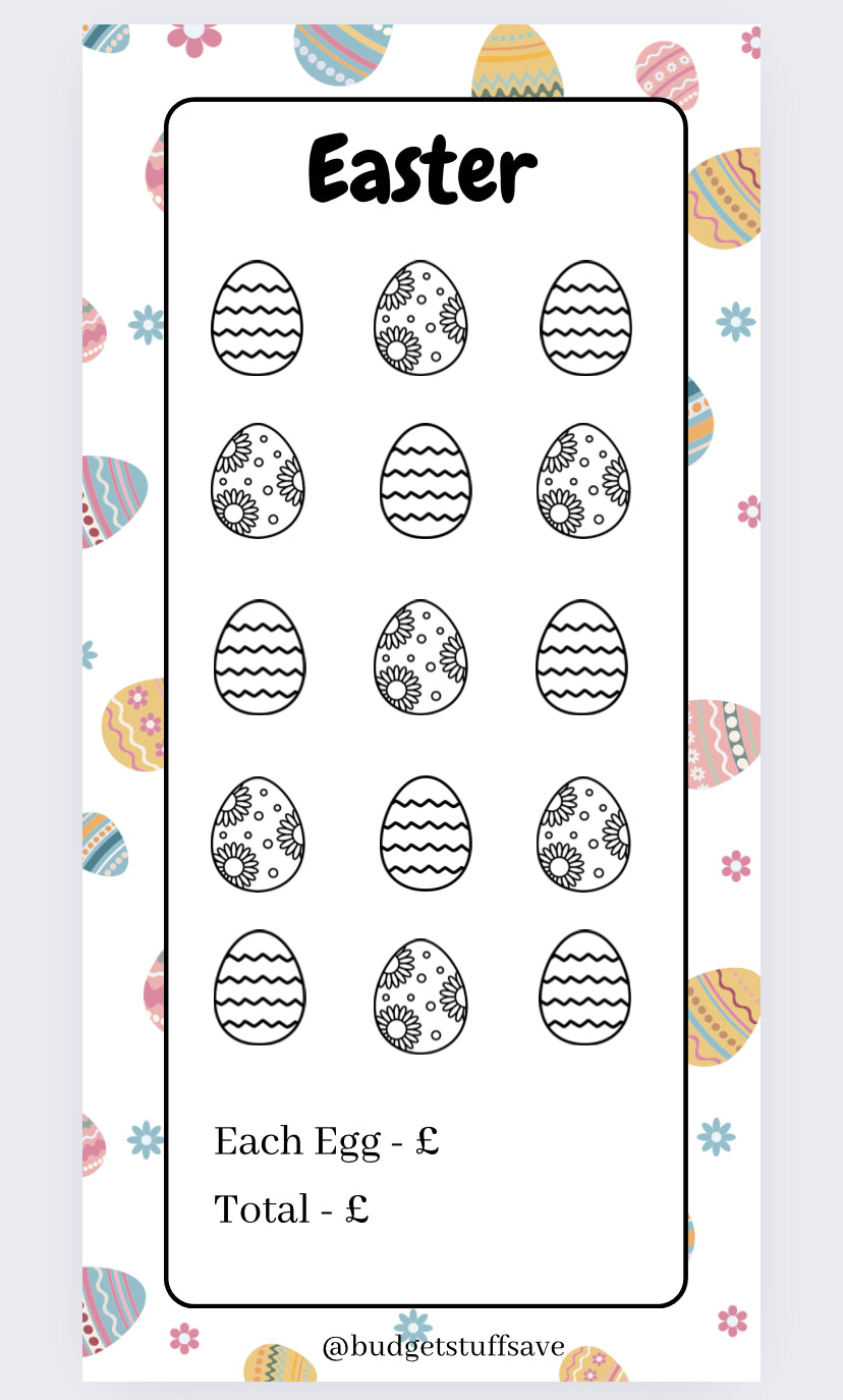 Easter Tracker, Cash Stuffing, Budget Binder Trackers, Save Money, Cash Envelopes, Budgeting, Money Saver, Easter Egg Hunt