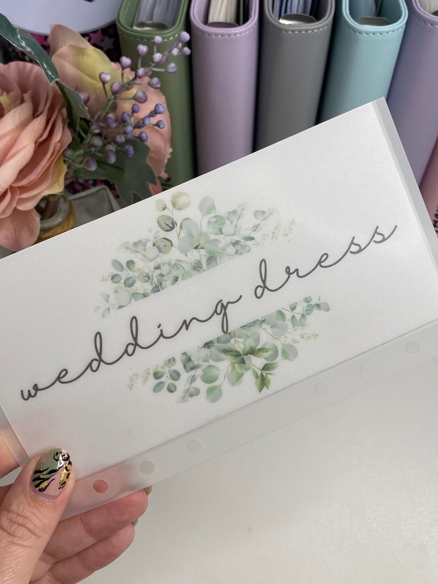 Wedding Vellum Wallets, Choose your wording